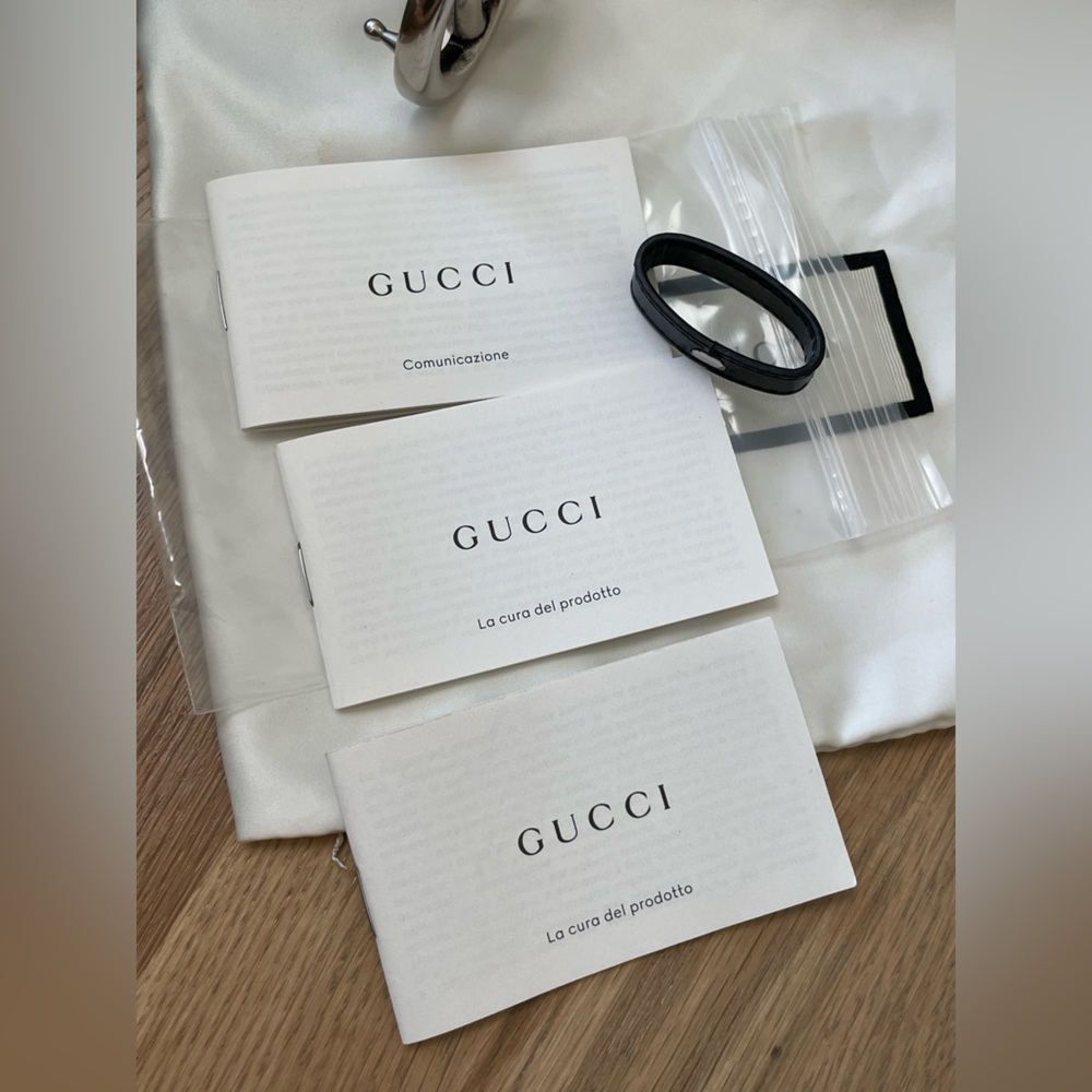 GUCCI GG Marmont reversible belt in beige and blue GG Supreme - Picture 12 of 12